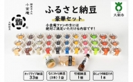 ふるさと納豆　豪華セット(カップ納豆33個 他3品）＜納豆BAR小金庵＞