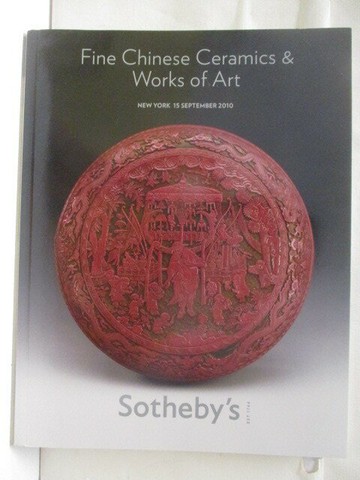 【書寶二手書T2／收藏_QN3】Sotheby's_Fine Chinese Ceramics&works of Art