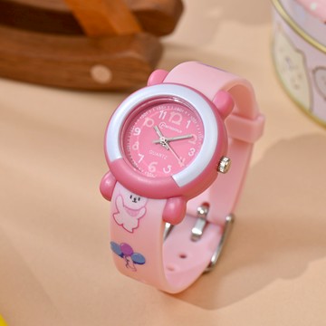 iBonjour兒童錶-動物粉-30mm