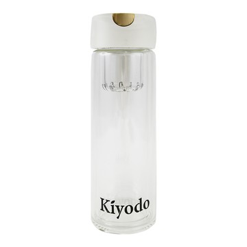 KIYODO磁吸雙層玻璃泡茶杯-320ml-1支