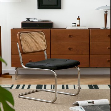 obis歐必斯國際家居 瓦西里真皮中古椅