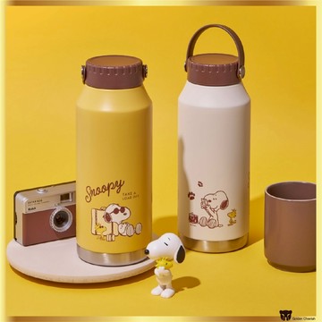 LocknLock x Peanuts 史努比 Slo 手柄玻璃杯 1L