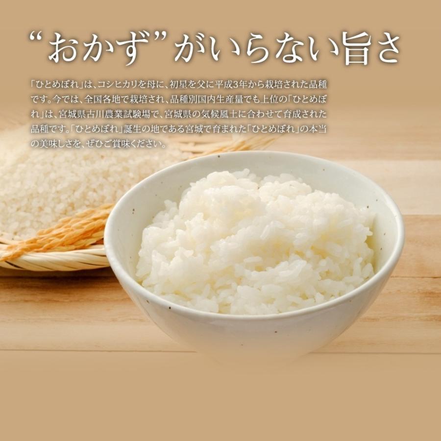 新米 米 3品目 食べ比べ 30kg 令和5年産 小分け 宮城県産 送料無料 精白米 ひとめぼれ つや姫 ササニシキ 各5kg×2袋が各3種