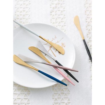 創意304不銹鋼牛油刀果醬刀面包抹刀奶油奶酪刀芝士黃油刀西餐具