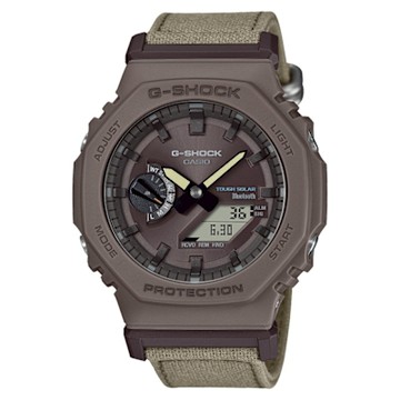 CASIO卡西歐 G-SHOCK八角藍芽連線雙顯錶(GA-B2100CT-5A)