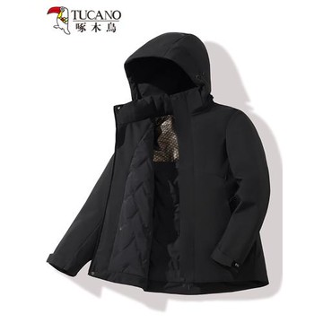 啄木鳥戶外軟殼沖鋒衣男春秋冬加絨保暖女防風防水登山服外套新款