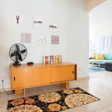 【山德力】止滑膠底地墊 78x118cm 樺