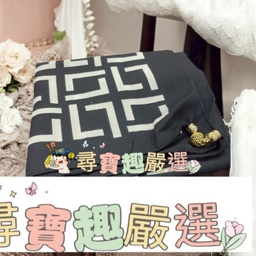 黑格圖/彩色花朵/藍圖騰/塗鴉風 絲巾/掛巾/造型圍巾 多用途 磁吸扣