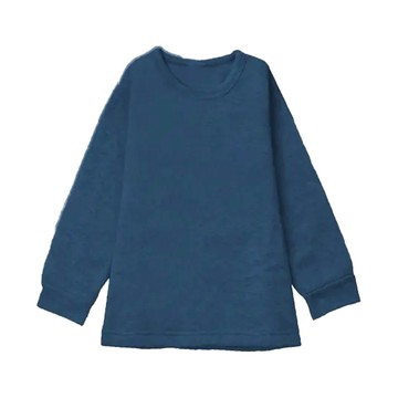 MI MI LEO 保暖刷毛居家上衣  M  深藍色