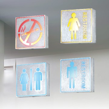 請勿吸菸、男女盥洗室指示燈 01-25695、25696、25697、25698