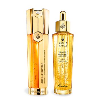 Guerlain 嬌蘭 皇家蜂王乳頂級保養組(平衡油50ml+雙導精華50ml)-國際航空版
