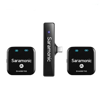 Saramonic 楓笛 Blink900 S6 一對二無線麥克風系統，無線領夾式，適用於手機、相機，清晰收音，輕巧便攜  1組