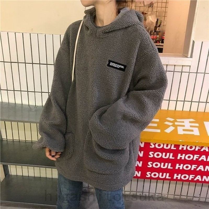 レディースフリースパーカープルオーバー 通販 Lineポイント最大0 5 Get Lineショッピング