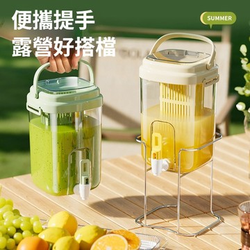 🔥 台灣出貨 ✨ 附水龍頭冷水壺 3.5L大容量耐熱涼水壺 冰箱冷藏桶 水果茶桶 飲料桶 檸檬水壺 冰水桶 居家必備