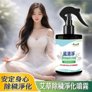 風清淨 艾草除穢淨化噴霧 250ml 3瓶組 (天然草本精油 靜心除穢)