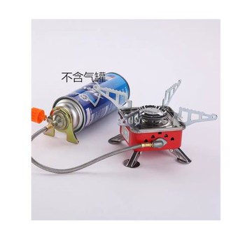 戶外迷你小四方爐燃氣爐 便攜式折疊卡式爐野營爐頭野炊燒水炊具