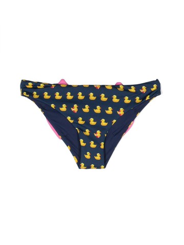 MC2 Saint Barth Kids - duck-print bikini bottoms - kids - Polyamide/Elastane - 4 - Blue