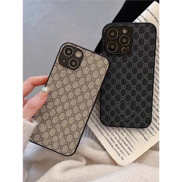 新款高級感適用蘋果16手機殼皮質潮牌iPhone16ProMax格子布藝15promax奢華大牌14全包防摔13時尚男女12情侶款