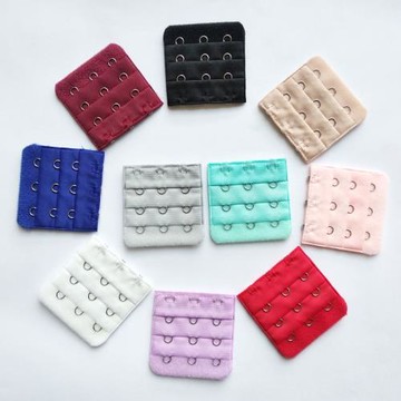 5厘米寬中三排扣間距1.5不銹鋼無痕內衣加長扣乳罩延長扣文胸背扣