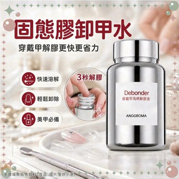 【限時下殺甜甜價】固態膠卸甲水 穿戴甲解膠液 海綿卸甲瓶 穿戴甲解膠劑 浸泡除膠劑 固體膠卸除液 固態膠專用 按壓卸甲