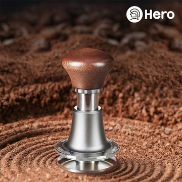 【Hero】劍氣恆力壓粉錘 /咖啡機/義式咖啡/義式機/自動回彈/螺紋/Espresso/核桃木