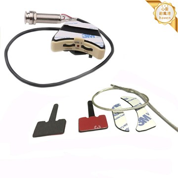 【打板拾音】尤克里裡拾音器 吉他拾音器 樂器拾音器 拾音棒 電箱琴拾音器 內置EQ調音 免開孔安裝 舞臺演出錄音 民謠彈唱必備