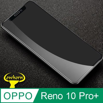 OPPO Reno10 Pro+ 2.5D曲面滿版 9H防爆鋼化玻璃保護貼 黑色