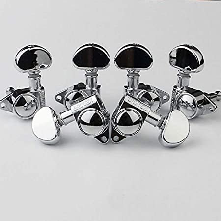 Guitar Parts Grover Guitar Tuning Pegs Machine Tuners Chrome Set Made in Ko