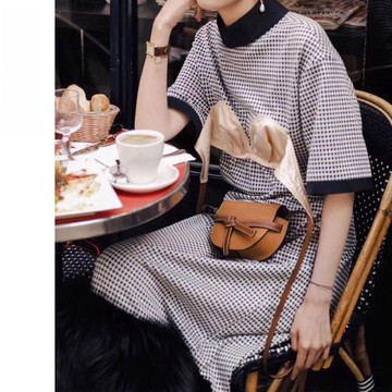 2025新款春夏小包包迷你真皮半圓蝴蝶結馬鞍包女時尚斜挎包mini