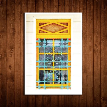 老屋顏 – 鐵窗花明信片 – 70 嘉義/平安窗花