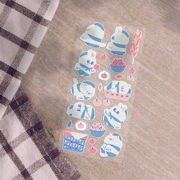 帕米谷學生時光插畫貼紙24入