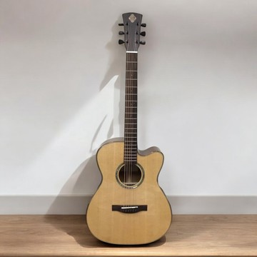 木吉他 【TRUETONE】OM-1C 雲杉面單 桃花心側背缺角木吉他 贈送原廠琴袋、彈片、調音器 原廠公司貨
