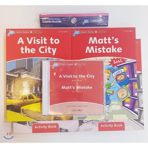 Dolphin Readers 12：Matts Mistake   Visit to The City（Student Book   Activity Book   CD）