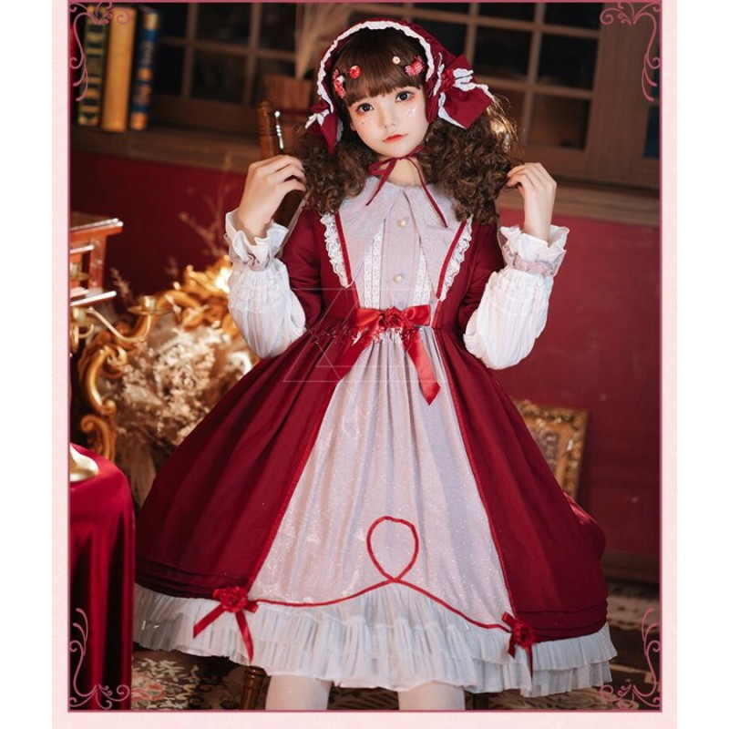 ロリータ ワンピース コスプレ ハロウィン メイド服 衣装 アニメ