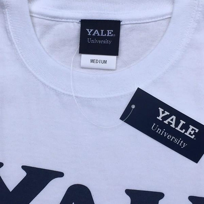 エール大学 YALE UNIVERSITY カレッジ BULLDOG Tシャツ ホワイト エール大学 YALE UNIVERSITY カレッジ BULLDOG Tシャツ ホワイト