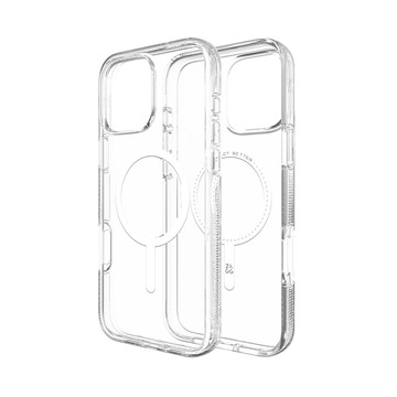 ZAGG iPhone 16 / 16 Plus / 16 Pro / 16 Pro Max 水晶透明磁吸款-石墨烯防摔保護殼