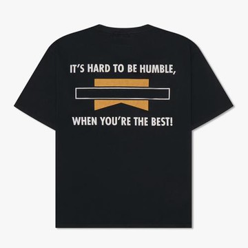 復古徽標標語短袖T恤