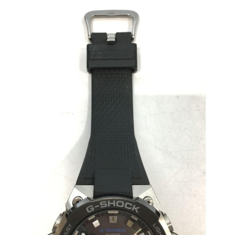 CASIO◇ソーラー腕時計_G-SHOCK/デジアナ/ラバー/GRY/BLK/GST-B400BD-1A2JR | LINEショッピング