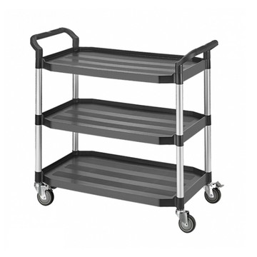 康得倫KTL 大型三層工作車 黑色 /台 KT-818LF【APP滿額下單10%點數(單一帳號最高5000點)】1/31止