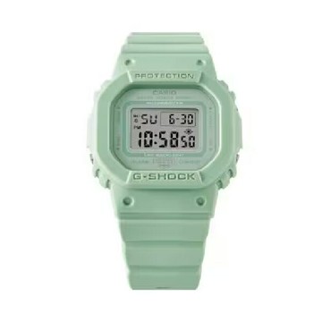 CASIO卡西歐 GMD-S5600BA-3 纖薄小巧百搭單色風格時尚腕錶 糖果綠 40.5mm｜樂天全館特惠中★指定刷卡回饋10%
