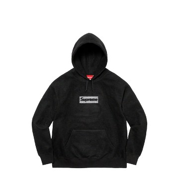 SUPREME SS23 INSIDE OUT BOX LOGO HOODED SWEATSHIRT BLACK