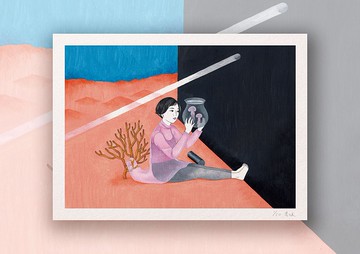 藝術微噴複製圖 | 生活短篇集【水母】