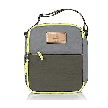 TWELVElittle COURAGE 美國防潑水保冷袋 保溫袋 便當袋(森綠灰)