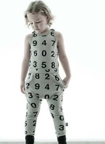 2014春夏 NUNUNU 數字款連身衣褲/number style Long Romper