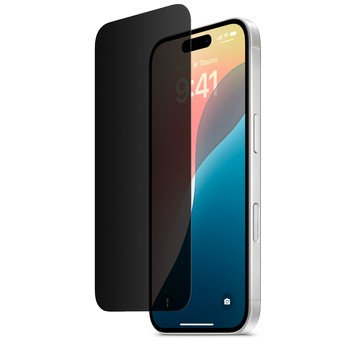 Belkin UltraGlass 2 螢幕隱私保護膜，適用於 iPhone 16
