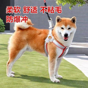 【台灣出貨】狗狗牽引繩背心式胸揹帶中小型犬泰迪博美遛狗牽引繩揹帶寵物用品