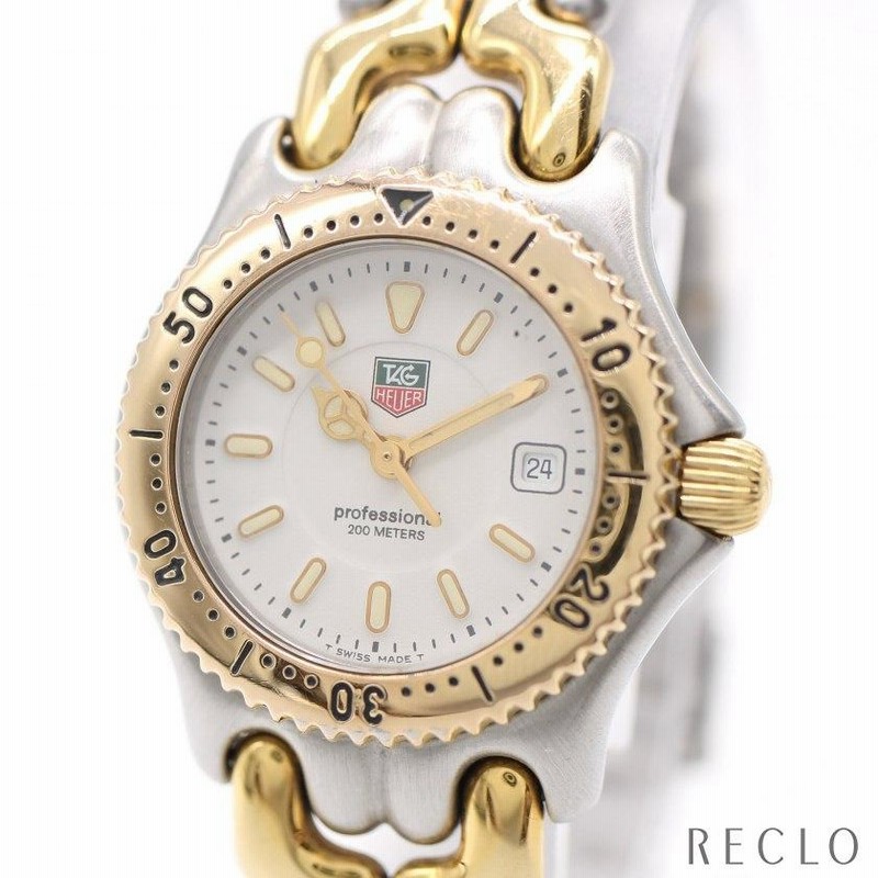 タグホイヤー 腕時計 プロフェッショナル200 ブラック シルバー ゴールド