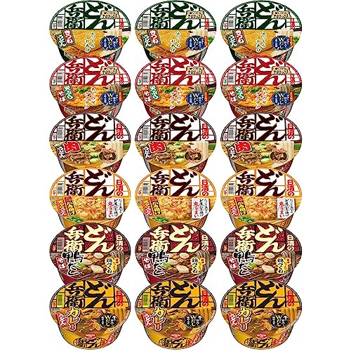  日清食品 日清のどん兵衛シリーズ 6種類アソート (レギュラーサイズ 6種 計18個) カップ麺 詰め合わせ 箱買い