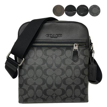 【COACH】Houston Flight Bag前拉鍊男款斜背包(均一價)