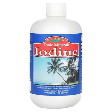 Eidon Ionic Minerals, 離子礦物質，碘，18 盎司（533 毫升）